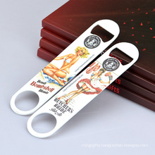 Sexy Fancy Custom Shape Sublimation Stainless Steel Manual Metal Can Bottle Opener